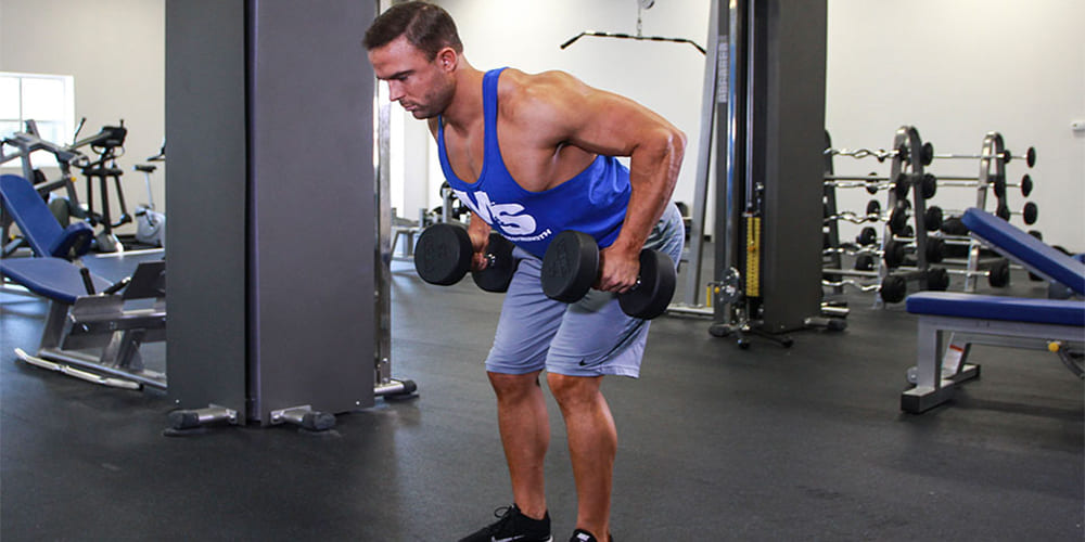 Dumbbell Row упражнение