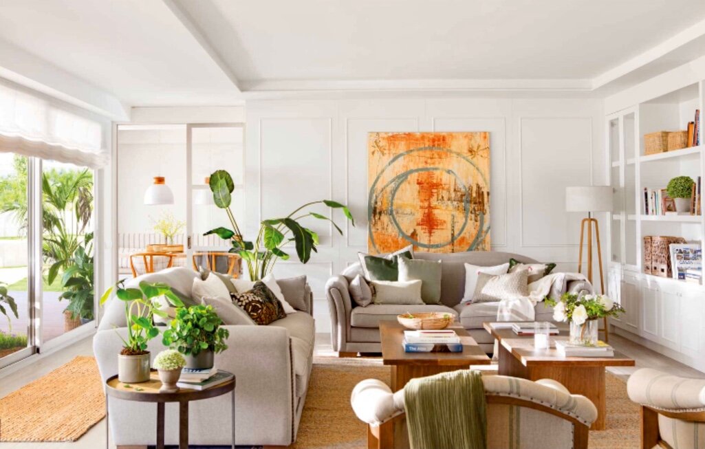 Как разместить диван в гостиной: 10 идей + схема-шпаргалка