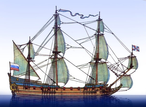 1694, 20 (30) мая - В Архангельске в присутствии Петра I спущен на воду первый морской корабль, построенный на Соломбальской верфи, - 24-пушечный фрегат «Святой апостол Павел».