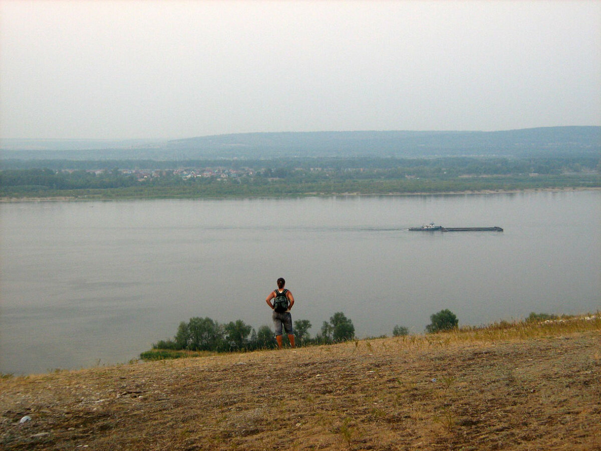 На Самарской луке, над Волгой