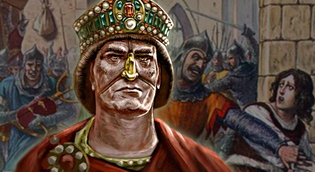 По сегодняшним меркам Юстин II являлся бы полноправным пациентом психиатрической лечебницы. Картина из открытого доступа