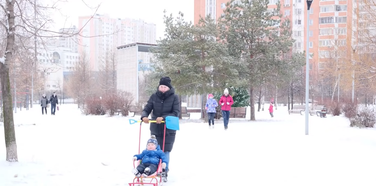 Прогулка зимой