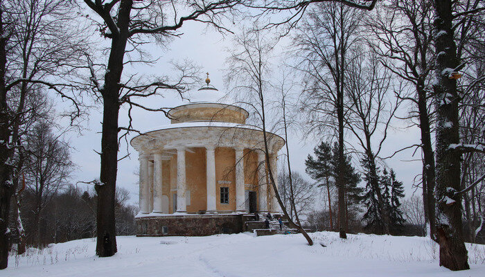 Никольское-Черенчицы, Храм Воскресения – мавзолей. Фото С. Рысенковой 23.01.2022