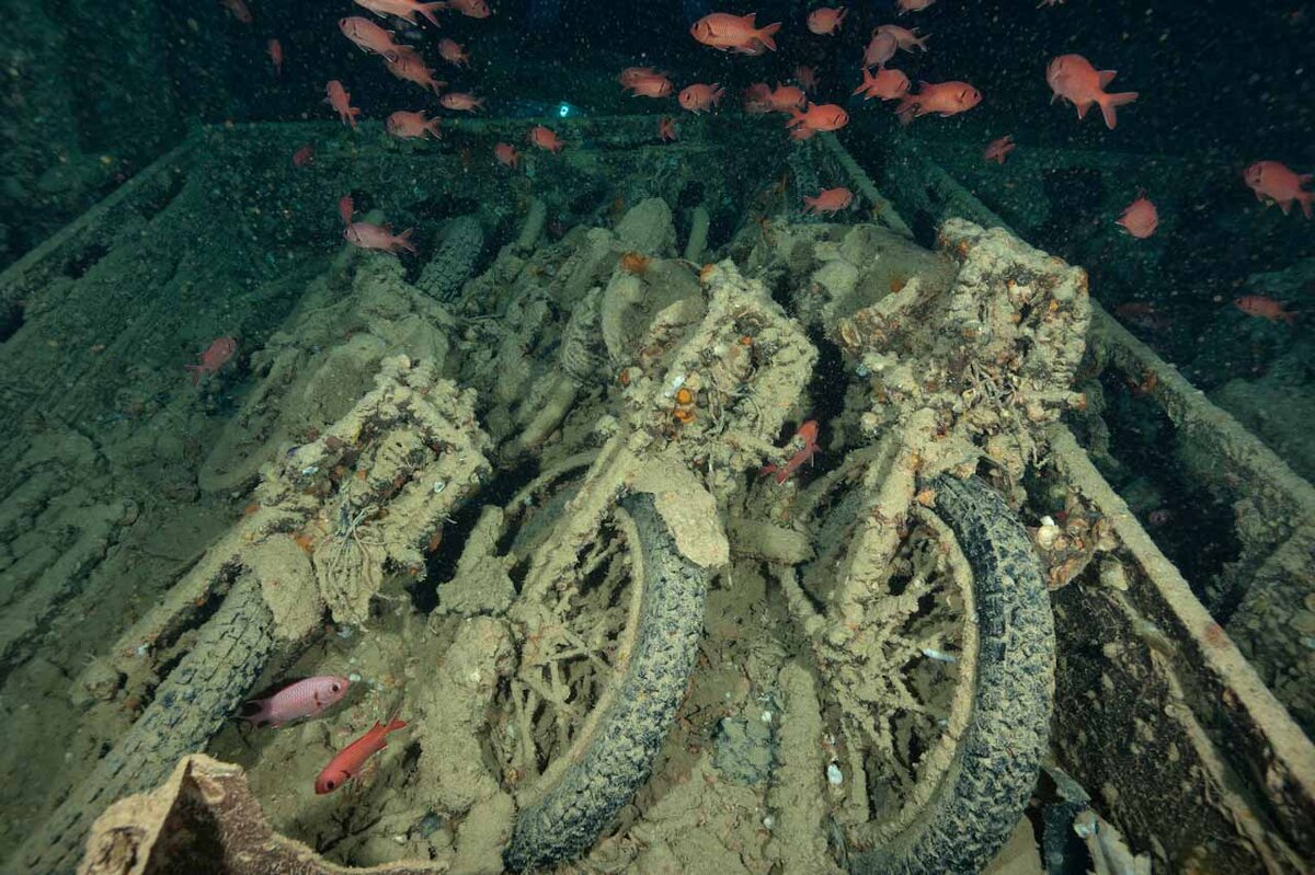 SS Thistlegorm на дне