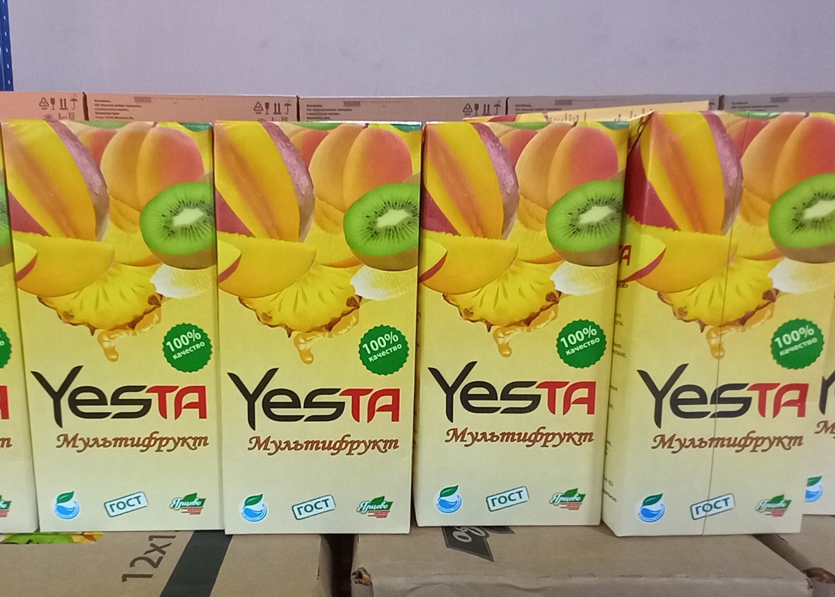Сок "YESTA Мультифрукт" (фото автора)