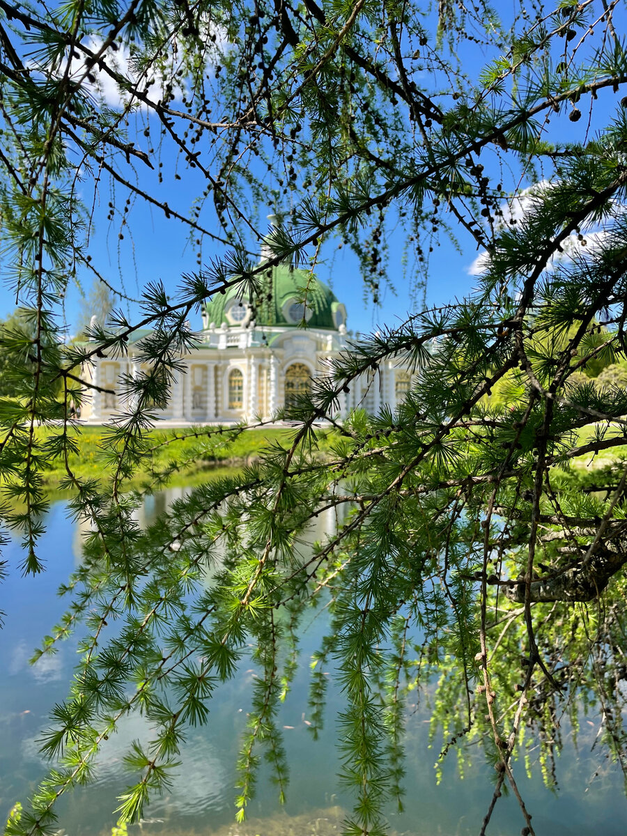 Утреннее пробуждение павильона "Грот"