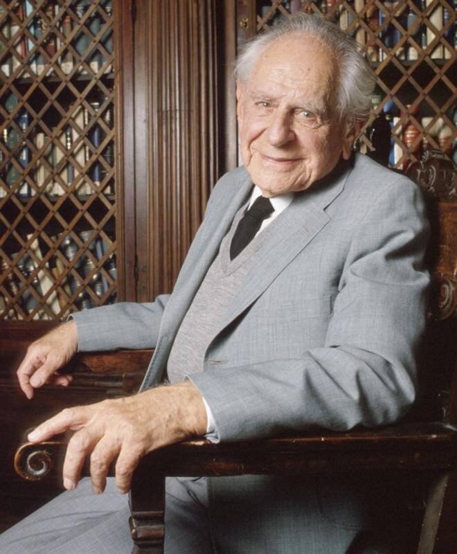 Карл Поппер, 1991. https://www.britannica.com/biography/Karl-Popper