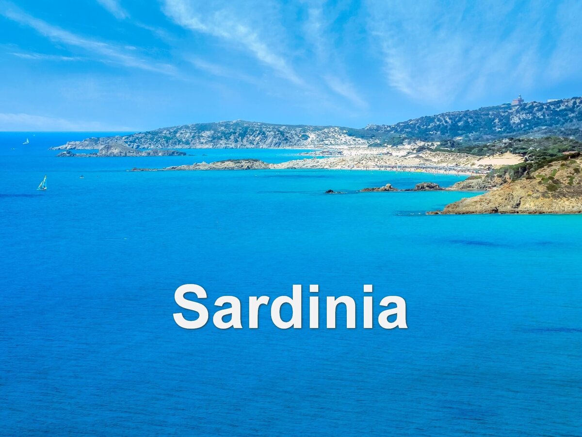 The island Sardinia