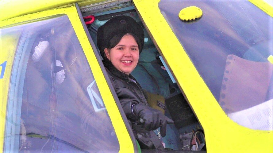    В Сургуте продолжательница авиадинастии рассказала о тонкостях управления Ми-8