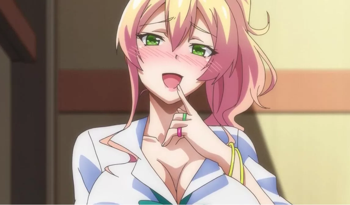 скриншот из аниме  "Моя Первая Гяру"