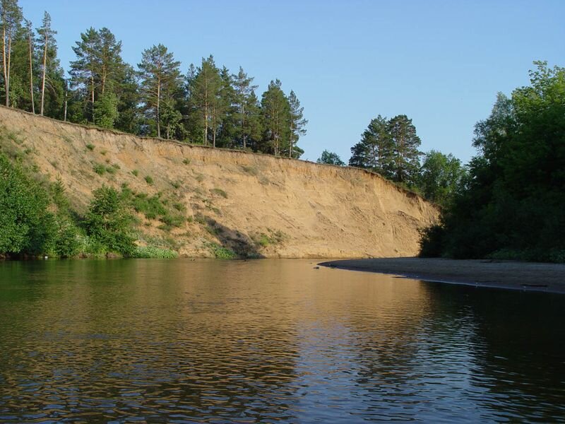 Река Кондурча - место сражения Тохтамыша и Тамерлана.  Фото из источника Яндекс картинки. 