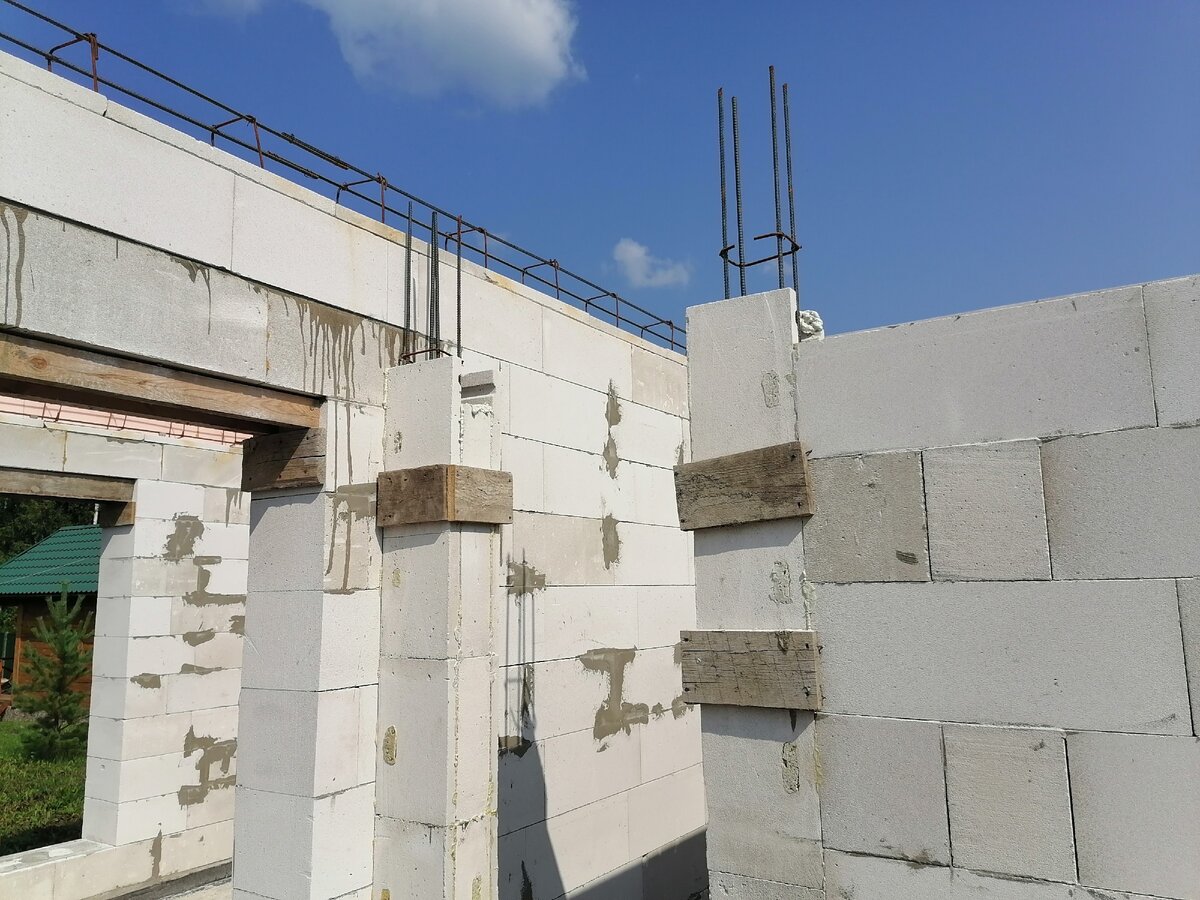 Арочные перемычки из газобетона