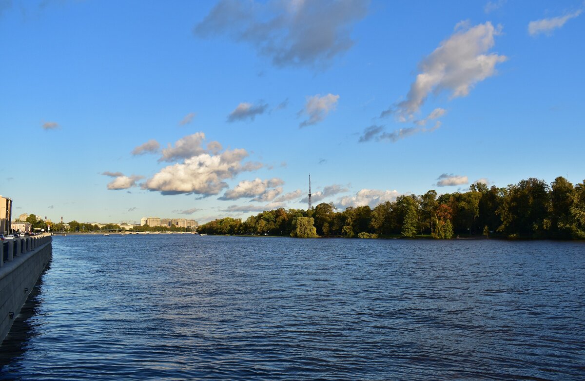 Вид со стороны Новой деревни на Каменный остров