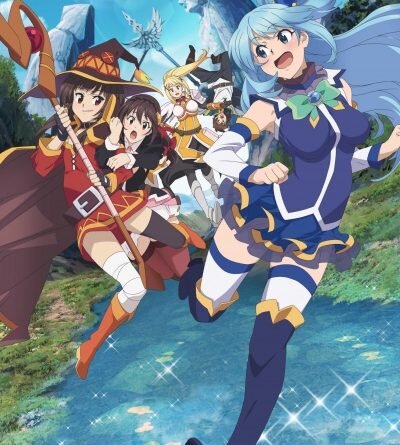 В один ничем не примечательный день, Сато Казума решил нарушить привычный уклад своей жизни и прогуляться до магазина за эксклюзивной версией недавно вышедшей игры. Интересно, еслибы он знал что с ним случится, пошел бы он в магазин или нет?

На обратном пути, практически летя на крыльях счастья домой, перед его глазами предстала ужасная картина — грузовик на полной скорости летел прямо на девушку. Сато немедля бросился на помощь и спас красотку, но за спасение пришлось заплатить своей жизнью.

К удивлению на этом история Сато не закончилась, а начала набирать новые, нешуточные обороты. Так сказать маховик заработал в полную силу. Очнувшись, молодой человек увидел перед собой богиню Аква, которая бегло поведала, что теперь его ждет.

Юному Сато предложила на выбор три пути — райские врата, перерождение или перемещение в параллельный мир полынй магии и волшебства в качестве борца со злом. Будучи отважным любителем приключений он без промедления выбирает третий путь.