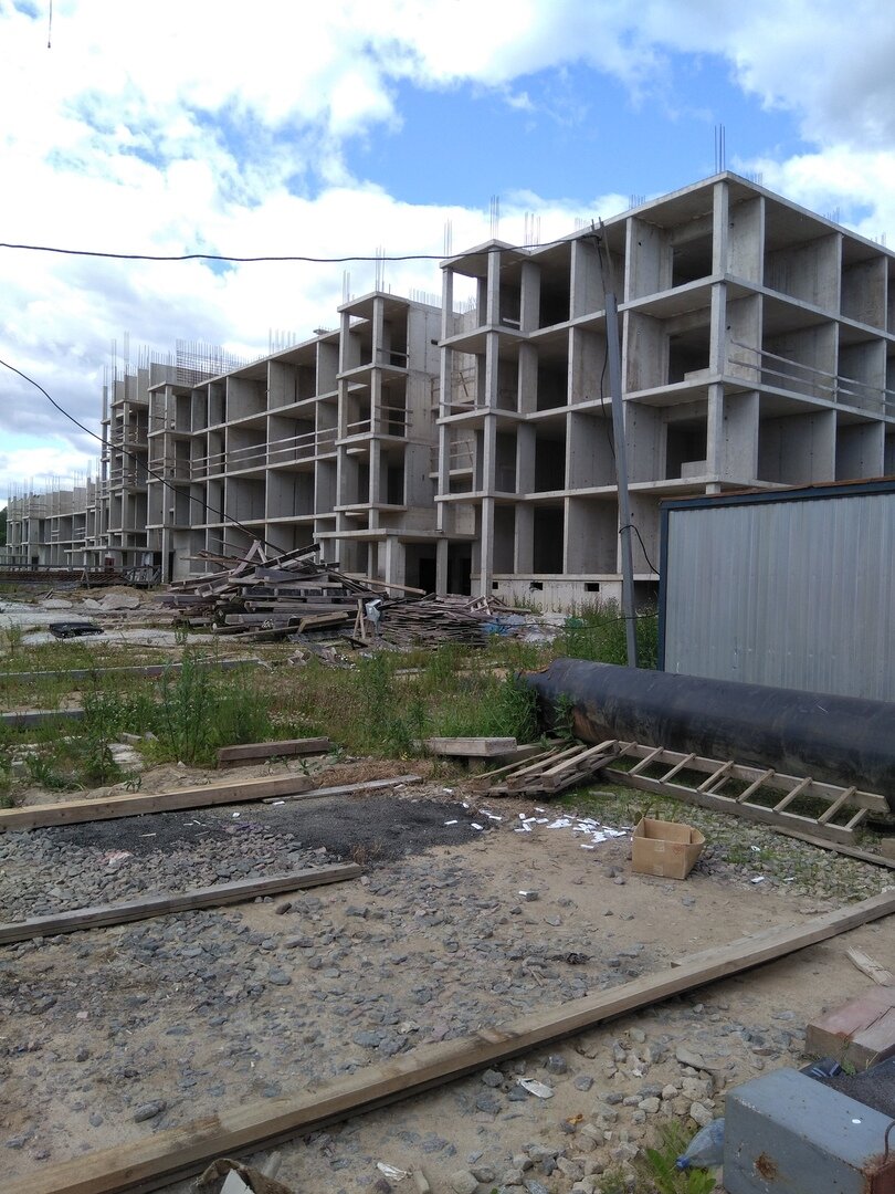 Заброшенный ЖК "Финские кварталы" в Ленинградской области