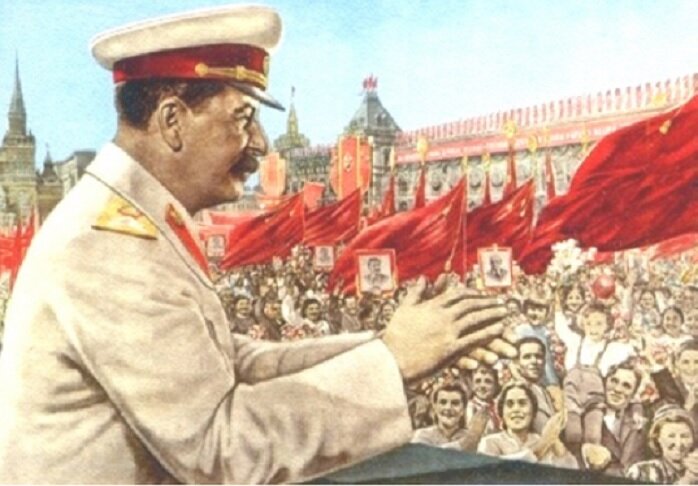 Сталин, известная картина