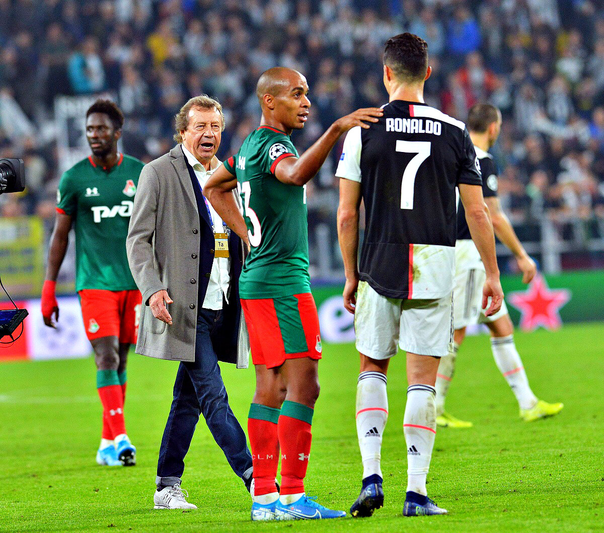 Роналду в матче против "Локомотива"