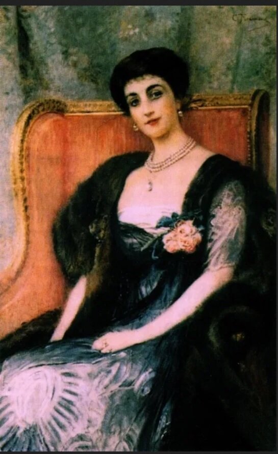 Константин Маковский "Портрет Иолы Торнаги"