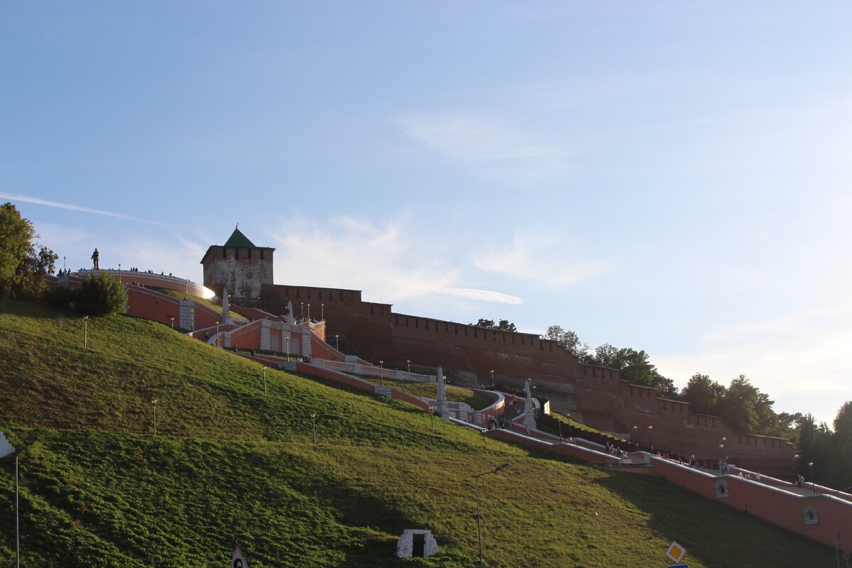 Чкаловская лестница и кремль