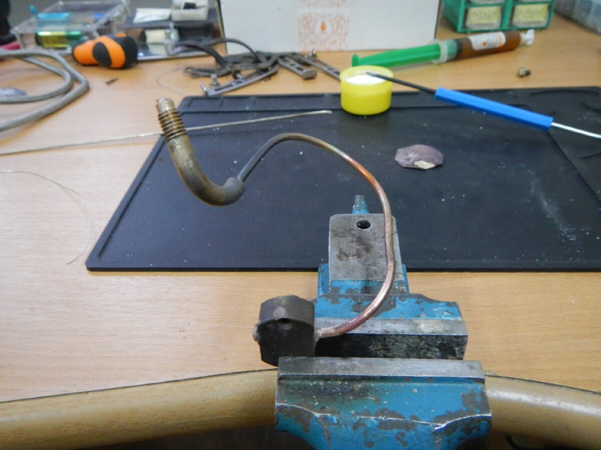 Спаянная тепловая медная трубка