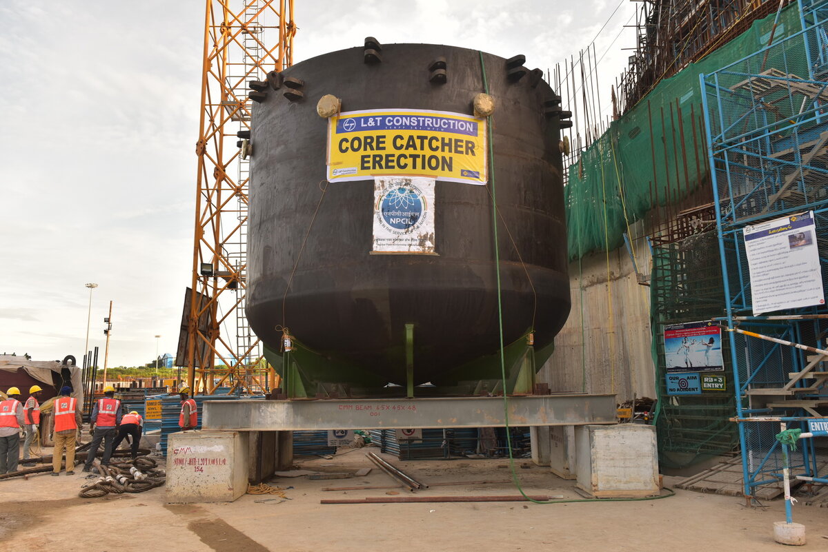 Ловушка атомщика. Корпус "ловушки расплава", АЭС "Куданкулам", Индия