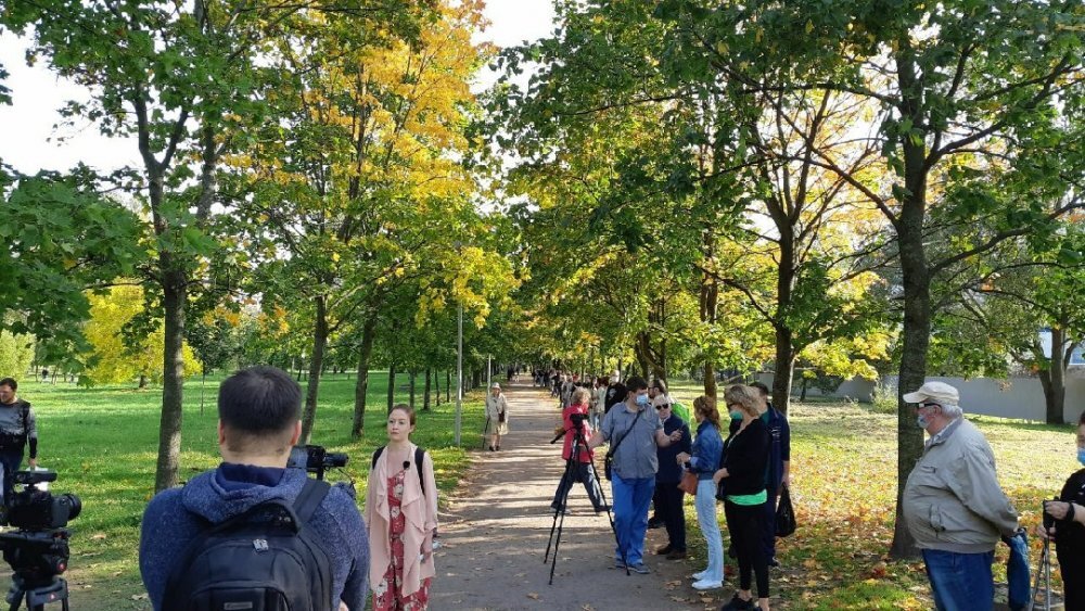 Акция «Обнимем Пулковский парк». Фото из ВК-группы "Петербургский гражданин"