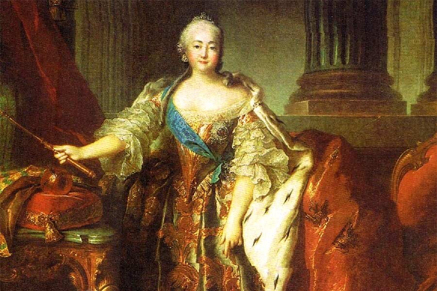 Портрет Елизаветы Петровны.