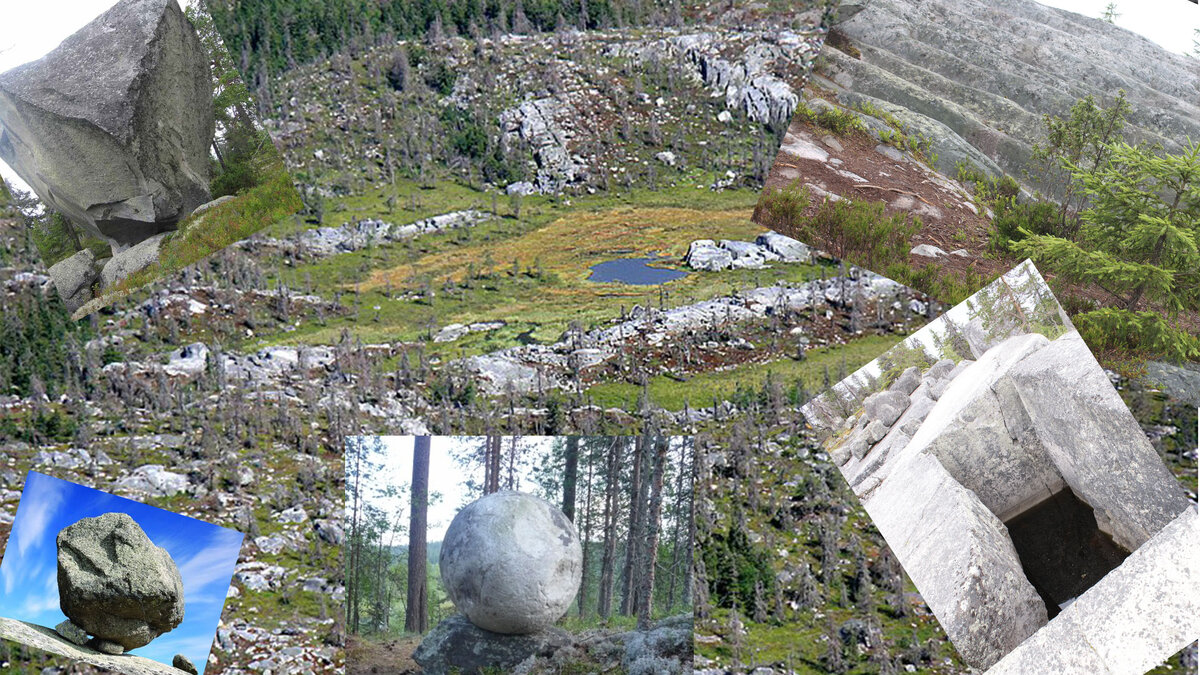 Гора Воттоваара каменный бассейн