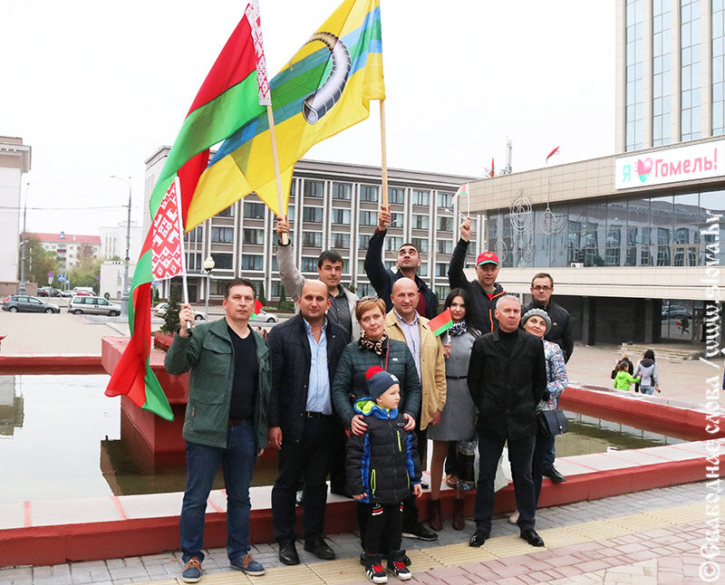 Памятный снимок в конечном пункте пробега – в Гомеле.