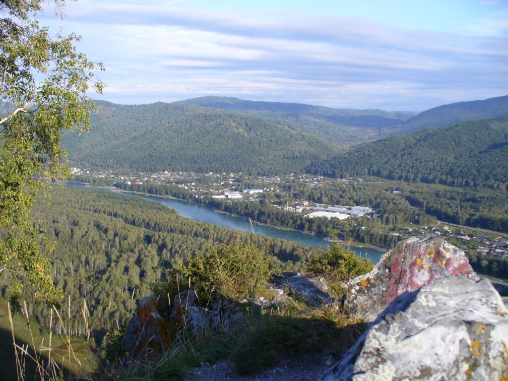 Село Соузга горный Алтай