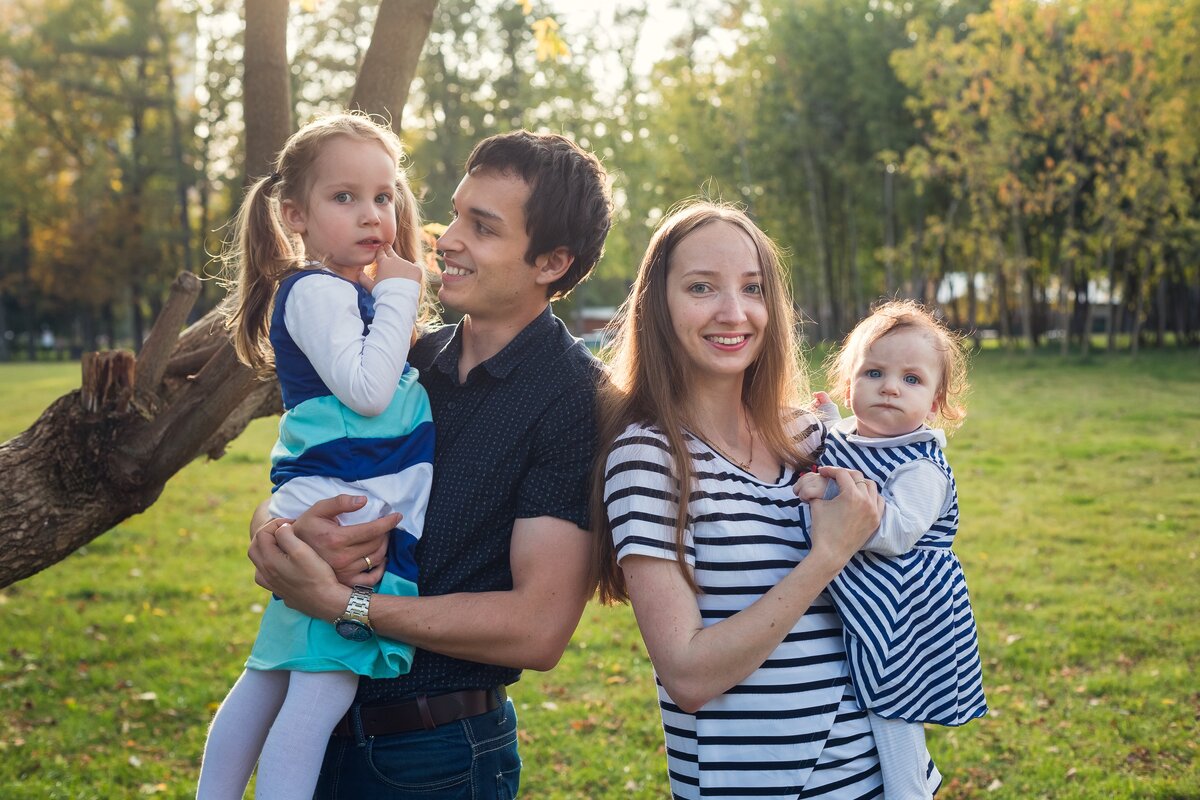 Абсолютно счастливая семья бывает только на фотографии 