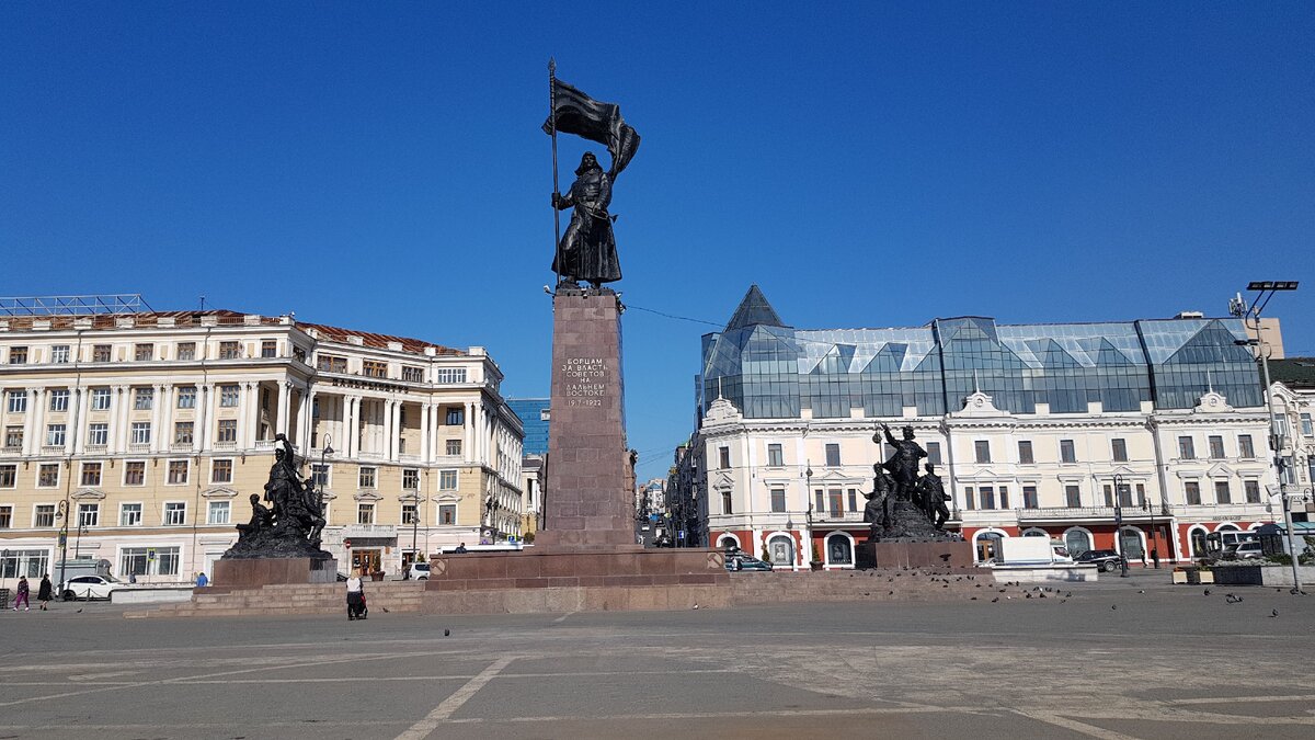 Центральная площадь Владивостока. Владивосток площадь центр. Центральная площадь Владивостока фото. Владивосток 100 лет назад фото.