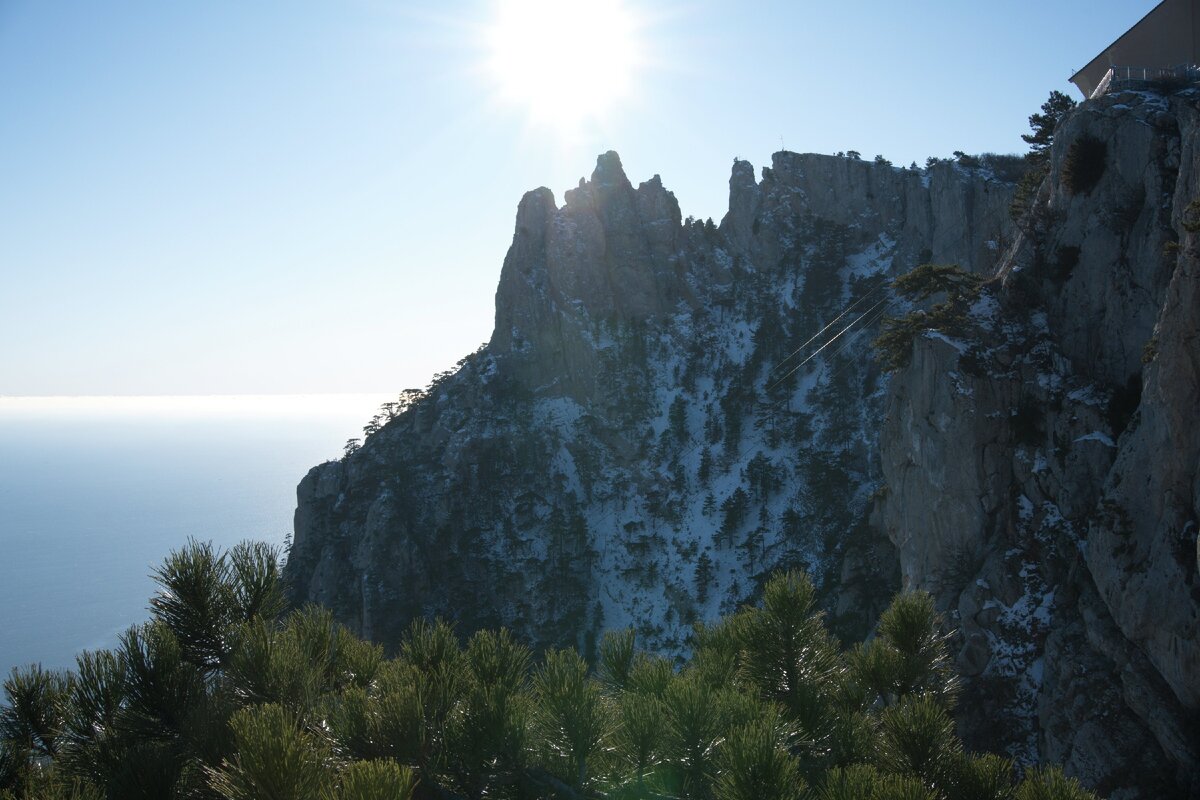 Снег на Ай-Петри / Турпортал Крыма, Сергей Коршунов