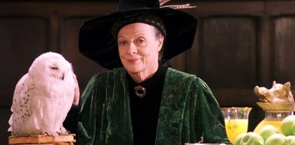 Мэгги Смит в роли Минервы Макгонагалл