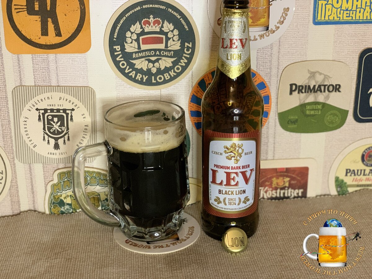 Пиво тёмное пастеризованное. (алк.4,7%, пл.11,5%). Объём: 0,5 л. 