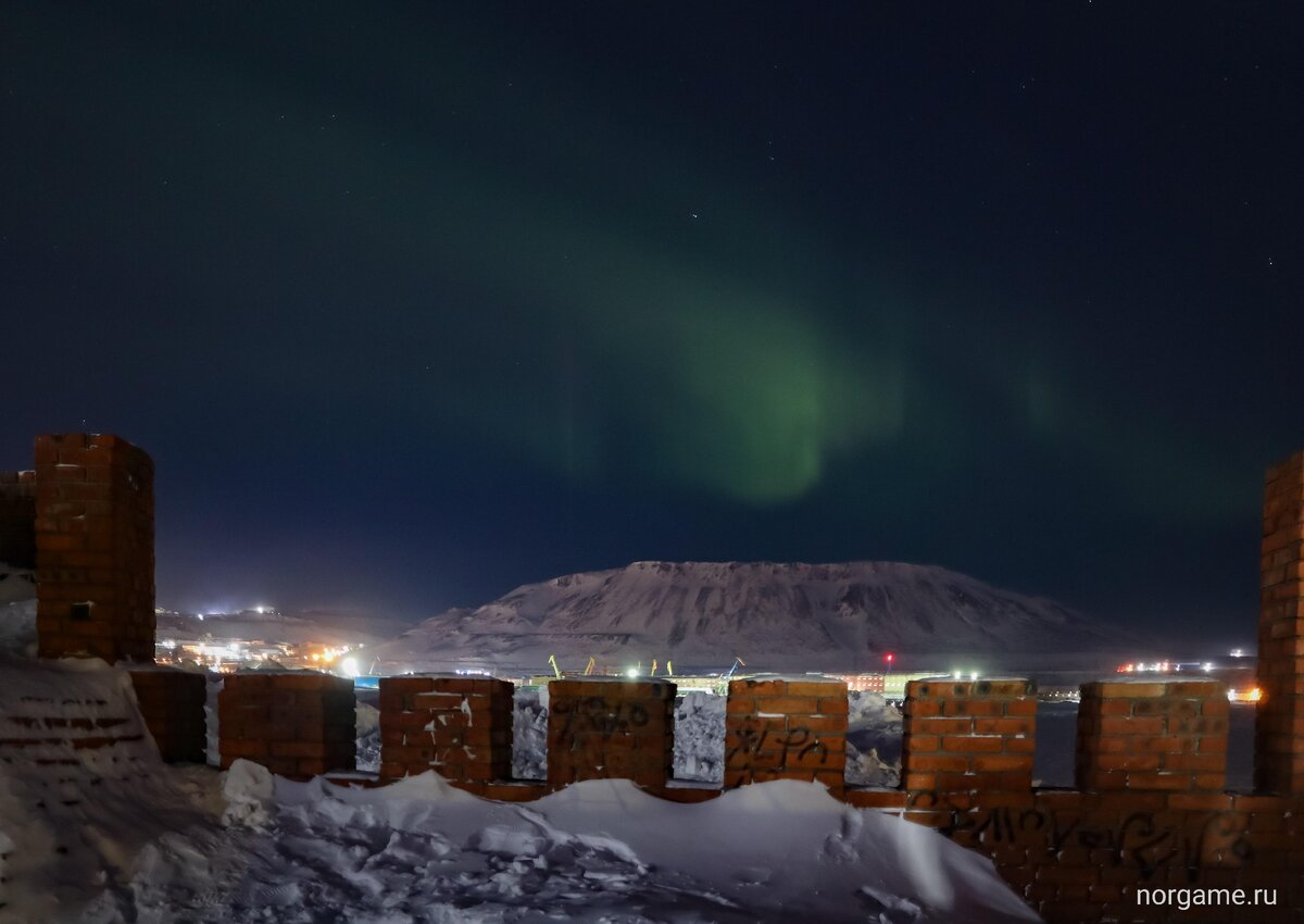 Северное сияние норильск фото