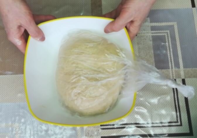 Тесто на закваске "для ленивых" сразу после замеса