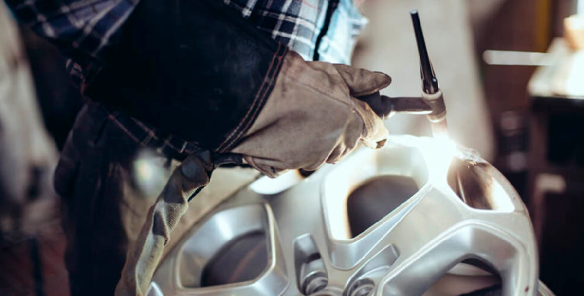 пример TIG сварки колесных дисков