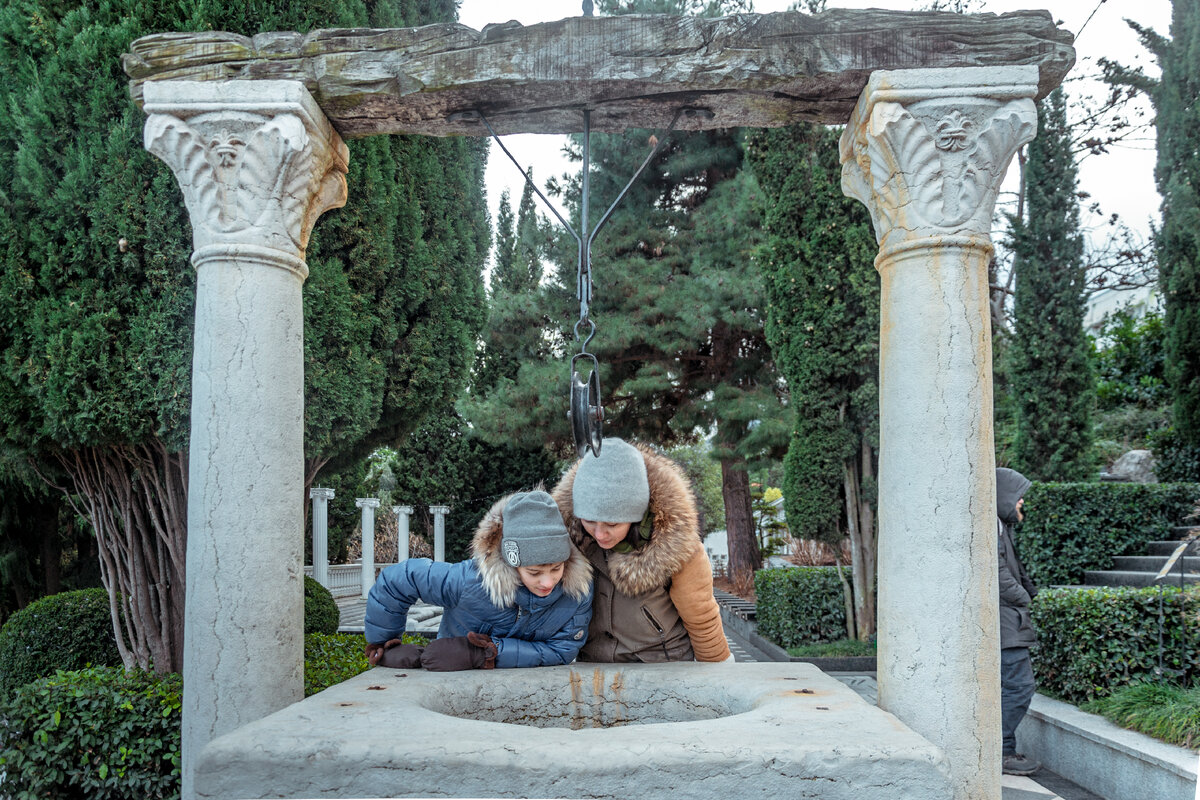 Наша туристка с сыном