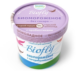 Шоколадное биомороженое без сахара. 