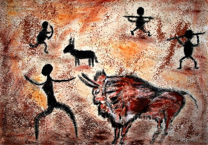 рисунки древних людей в пещерах