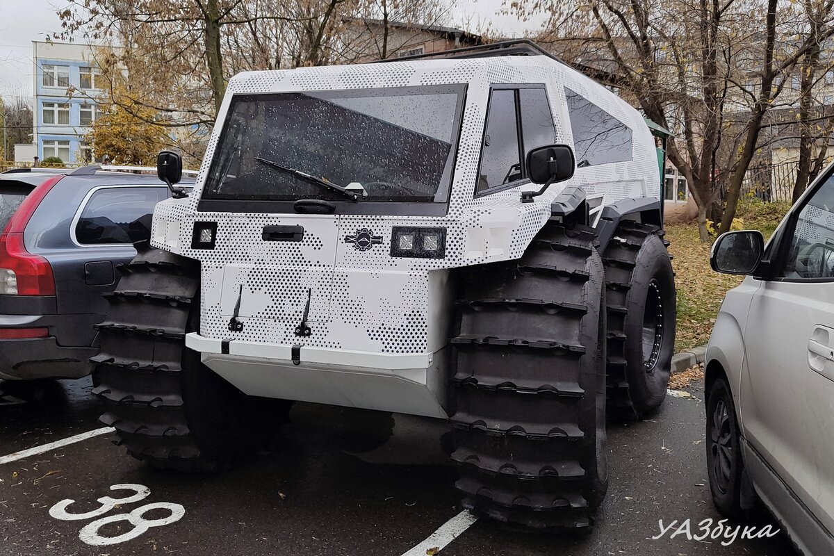 Купить вездеход переломка Мужик на шинах низкого давления недорого