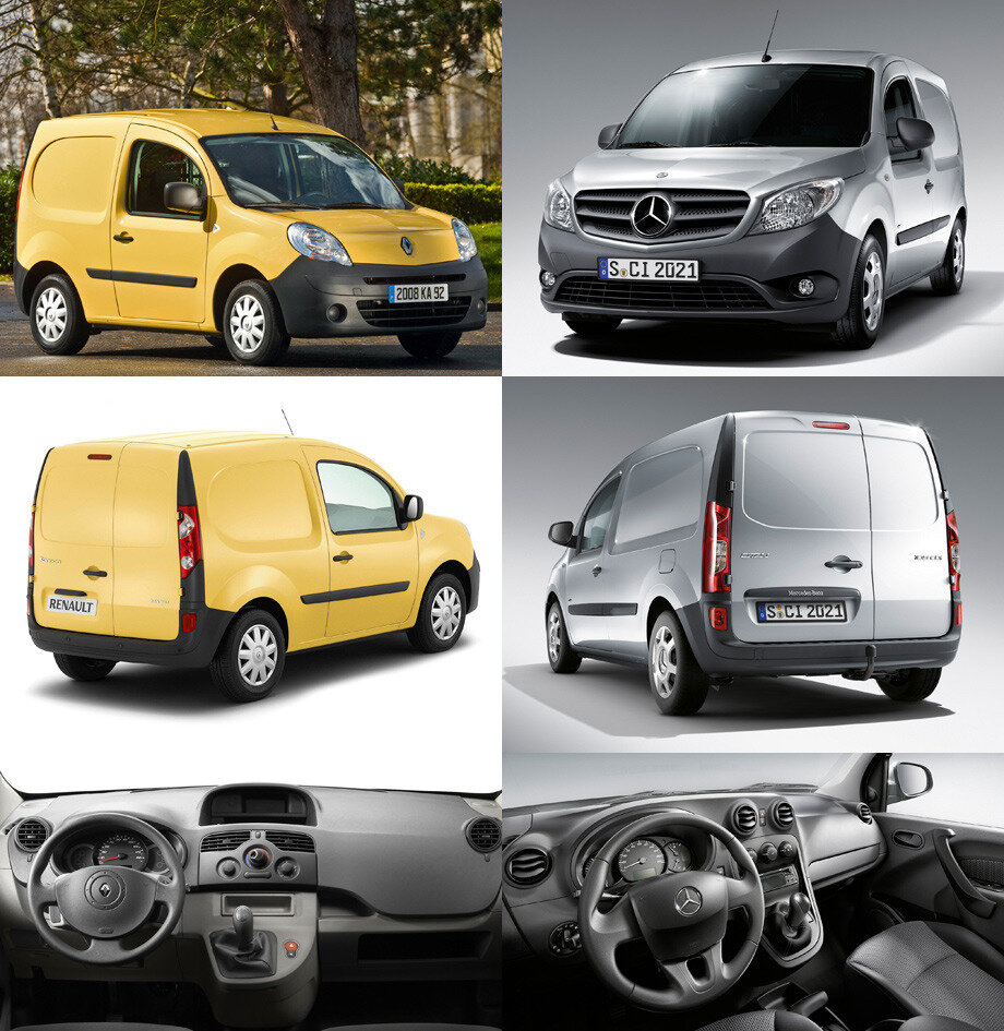 Различая Mercedes Citan и Renault Kangoo