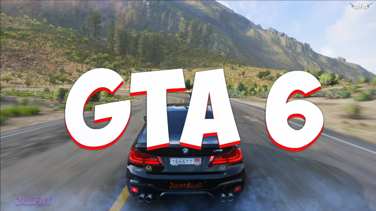 Игра на фоне Forza Horizon 5, изображение представлено каналом ZulfatSquad.