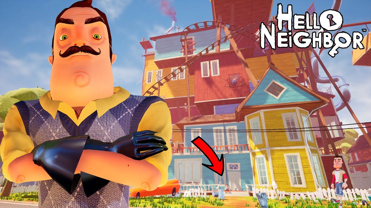 ШОУ ПРИВЕТ СОСЕД!ВОРУЕМ ВЕЩИ У СОСЕДА И ПОЛЁТ ВАСИЛИЧА!ИГРА HELLO NEIGHBOR  ЧЕЛЛЕНДЖИ И ИСПЫТАНИЯ!FUN