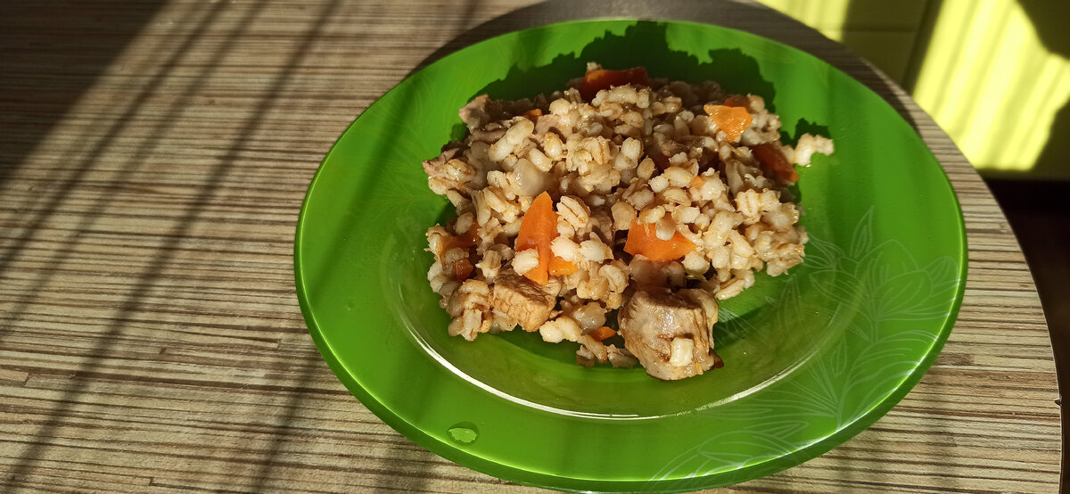 Перловка с индейкой