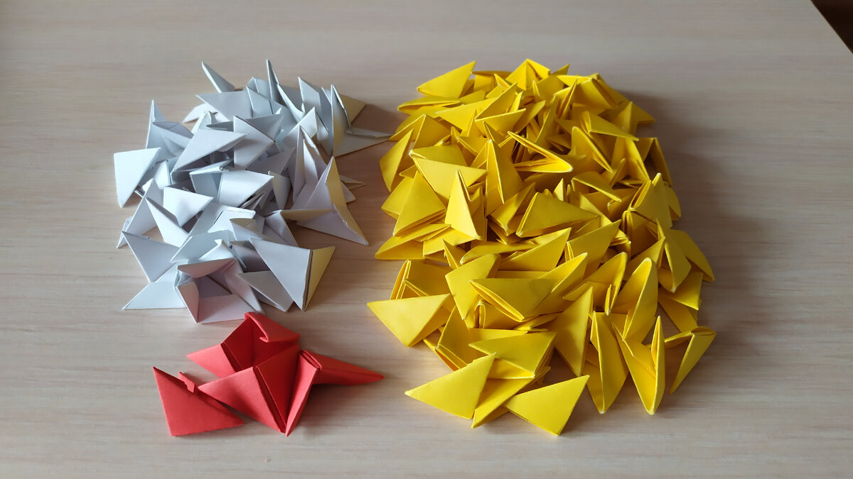 Модульное оригами пасхальная курочка