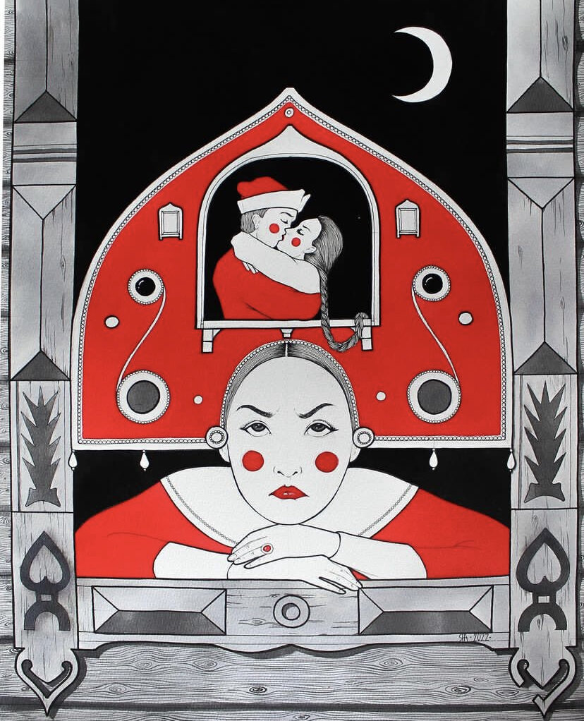 Яна Антонова inst художницы born2beyana8