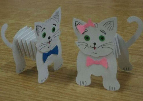 Кот из картона своими руками: 50 идей