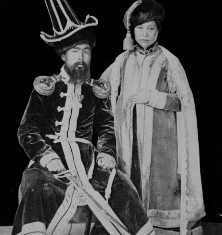 Семья киргиз-кайсаков (казахов), Семиреченская область, 1898 г